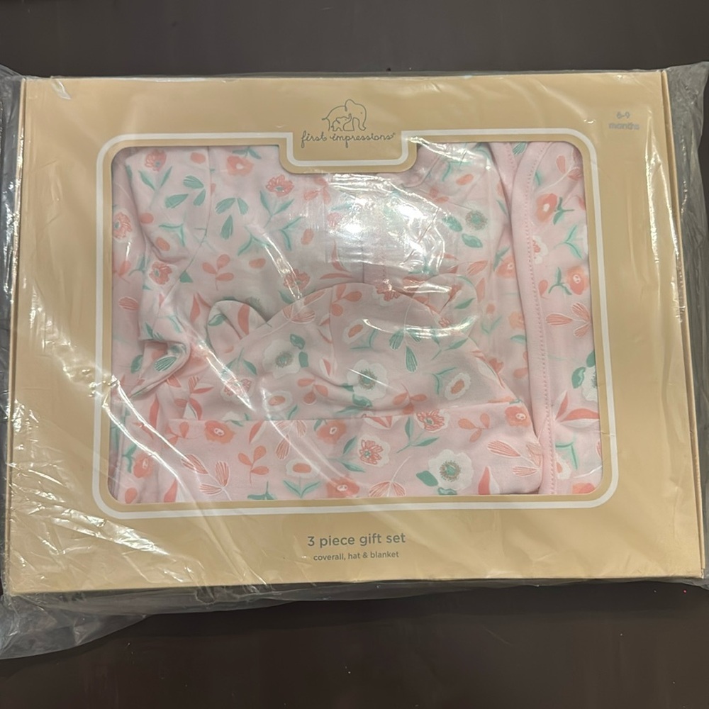 First Impressions 3 Piece Baby Girl Set